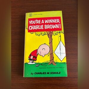 Vintage paperback You're a Winner, Charlie Brown! Book, Charles M Schulz.